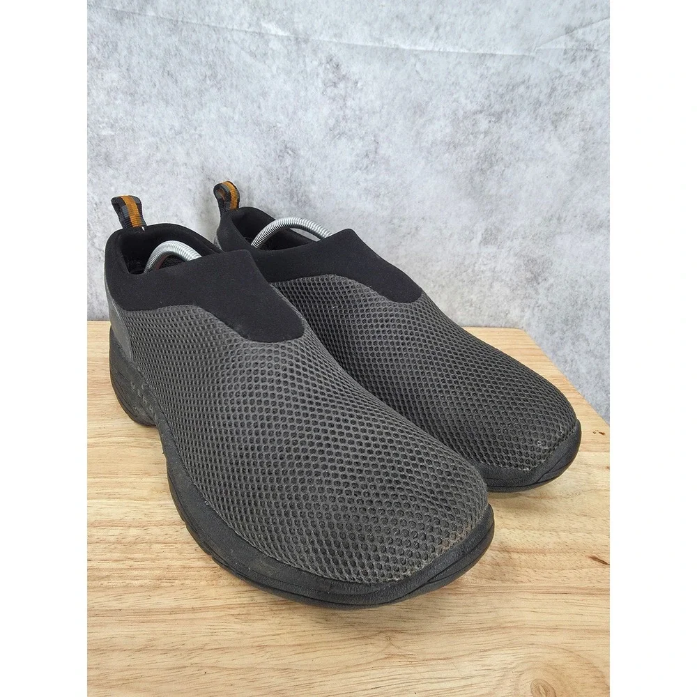 Merrell Primo Moc Shoes Mens 12 Breeze Charcoal Slip On Mesh Walking Gray J80477